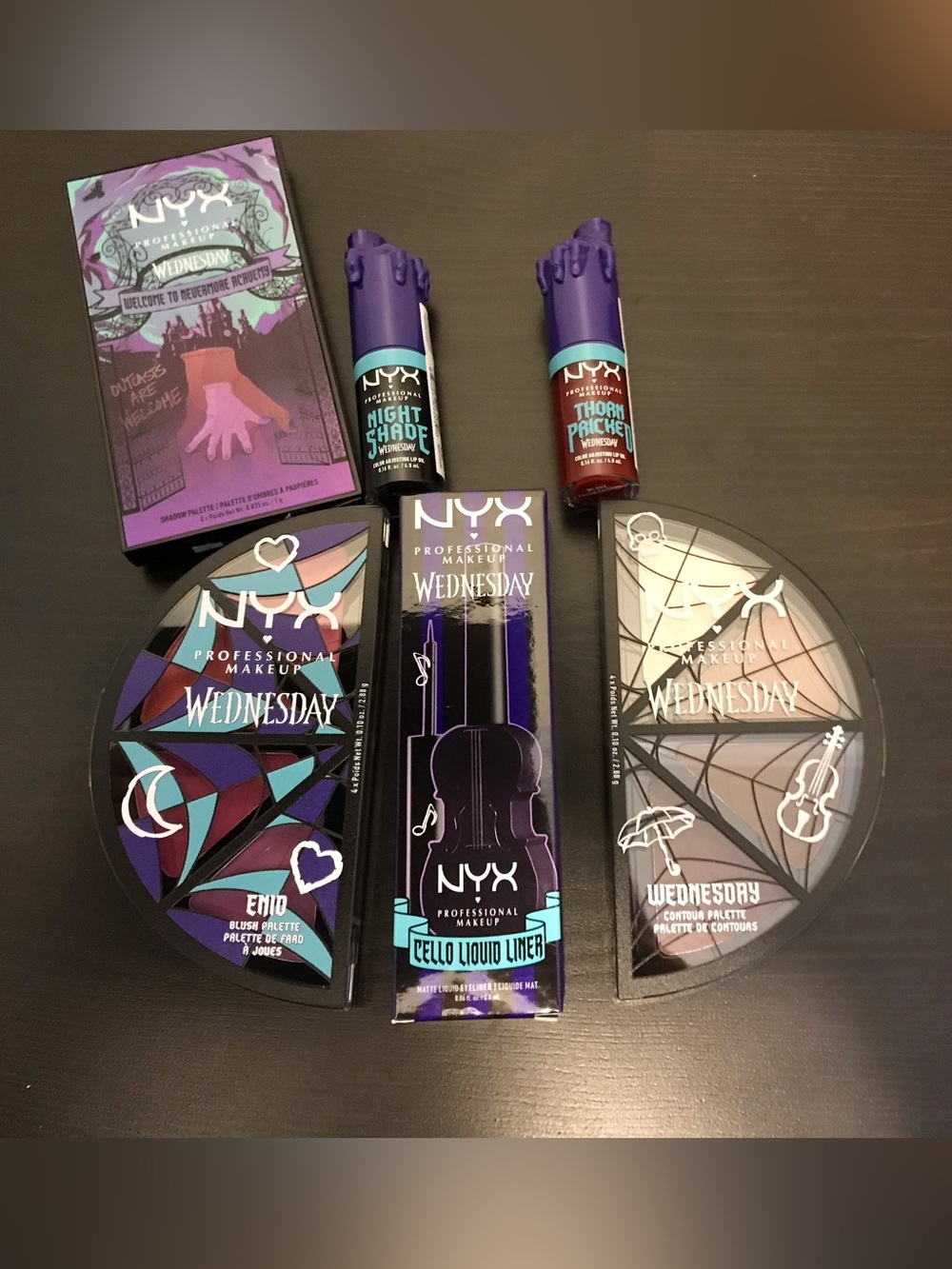NEW NYX Wednesday Makeup lot